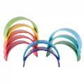Alternate Image #5 of Wooden Rainbow Arches and Tunnels - Set of 12