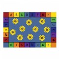 Primary Thumbnail of Daisy Alphabet and Numbers Carpet - 6' x 9' Rectangle