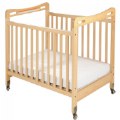 Safe & Sound™ Fixed Side Clearview Compact Crib