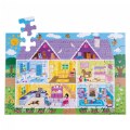 Alternate Image #3 of Wooden Floor Puzzles - Ocean, Dollhouse, Farm and Construction