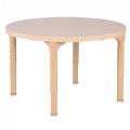 Laminate 30" Round Table with Adjustable Legs