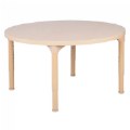 Laminate 36" Round Table with 15" - 24" Adjustable Legs