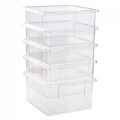 Alternate Image #2 of 5 Clear Bins for 10-Cubby Wall Locker