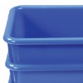 Alternate Image #3 of Blue Colored Storage Bin - Set of 5
