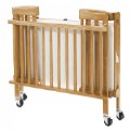 Alternate Image #2 of Foldable Compact Crib - Natural
