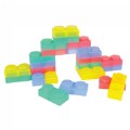 Thumbnail Image of Soft Transparent Bendable Bricks - 24 Pieces