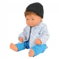 Doll with Down Syndrome 15"  - Caucasian Boy with Outfit