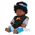 Doll with Down Syndrome 15" - African Girl with Outfit
