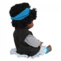 Alternate Image #3 of Doll with Down Syndrome 15" - African Girl with Outfit