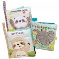 Sweet Animal Interactive Crinkle Cloth Books - Set of 3