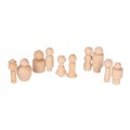 Thumbnail Image #4 of Natural Wood Figures - 10 Pieces