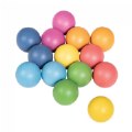 Thumbnail Image #3 of Rainbow Wood Loose Spheres - 14 Pieces
