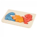 Wooden Dino Family Puzzle - 3 Piece Puzzle