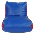 Thumbnail Image #2 of Vinyl Bean Bag Lounger Chair - Red and Blue