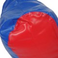 Alternate Image #3 of Vinyl Bean Bag Lounger Chair - Red and Blue