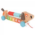 Counting Pull-A-Pup Pull Toy for Practicing Gross Motor Skills