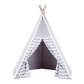 Thumbnail Image #4 of Easy View Foldable Gray and White Canvas Tent