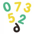 Thumbnail Image of Magnetic Foam Numbers - Set of 60