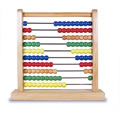 Wooden Abacus Classic Bead Counting Frame for Practicing Early Math Concepts