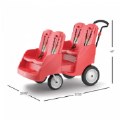 Alternate Thumbnail #6 of Gaggle&reg; Parade 4 Child Stroller - Red