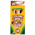 Alternate Image #2 of Crayola® Colors of the World 24-Count Colored Pencils - Set of 4