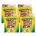 Thumbnail Image of Crayola® Colors of the World 24-Count Markers - Set of 4