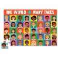One World Many Faces Memory Game and Puzzle