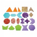 Thumbnail Image of Rainbow Glitter Shapes - 21 Pieces