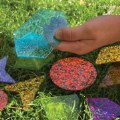Thumbnail Image #8 of Rainbow Glitter Shapes - 21 Pieces