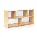 Acrylic Back Storage Cabinet - 24" Toddler Height