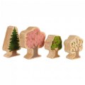 Alternate Image #3 of Four Seasons Double-Sided Wood Trees - 12 Pieces