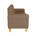 Thumbnail Image #4 of Modern Vinyl Couch - Brown