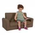 Thumbnail Image #6 of Toddler Modern Vinyl Couch - Brown