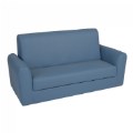 Toddler Modern Vinyl Couch - Blue