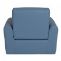 Alternate Image #3 of Toddler Modern Vinyl Chair - Blue