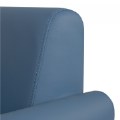 Alternate Image #5 of Toddler Modern Vinyl Chair - Blue