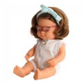 Alternate Image #2 of Dolls with Special Needs 15" - Girl with Down Syndrome and Glasses