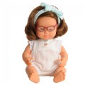 Dolls with Special Needs 15" - Girl with Down Syndrome and Glasses