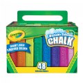 Alternate Image #2 of Crayola® Washable Sidewalk Chalk - 48 Different Colors - 2 Boxes