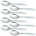 Thumbnail Image of Polished Stainless Steel Slotted Spoons - Set of 8
