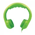 Alternate Image #3 of Flex-Phone Single Construction Foam Headphones, GREEN