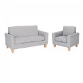 Thumbnail Image of Sense of Place Gray Vinyl Couch and Chair