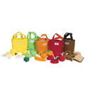Soft Sorting Fruit and Food Pretend Play Bags