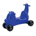 Blue Puppy Four Wheeled 2-in-1 Push or Ride Activity
