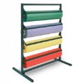 Four Roll Tower Paper Rack with Straight Edge Paper Cutter