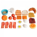 Thumbnail Image #4 of Life-size Pretend Play Breakfast Meal Set with 24 Pieces