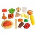 Alternate Image #4 of Life-size Pretend Play Dinner Meal Set - 24 Pieces