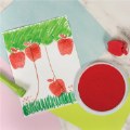 Alternate Thumbnail #3 of Washable Ink Jumbo Stamp Pad  - Red