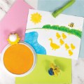 Alternate Thumbnail #3 of Washable Ink Jumbo Stamp Pad  - Yellow