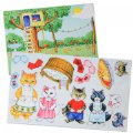 The Three Little Kittens Who Lost Their Mittens Felt Set - 16 Pieces